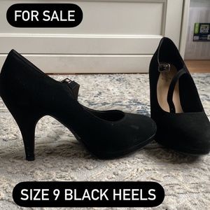 Black heels